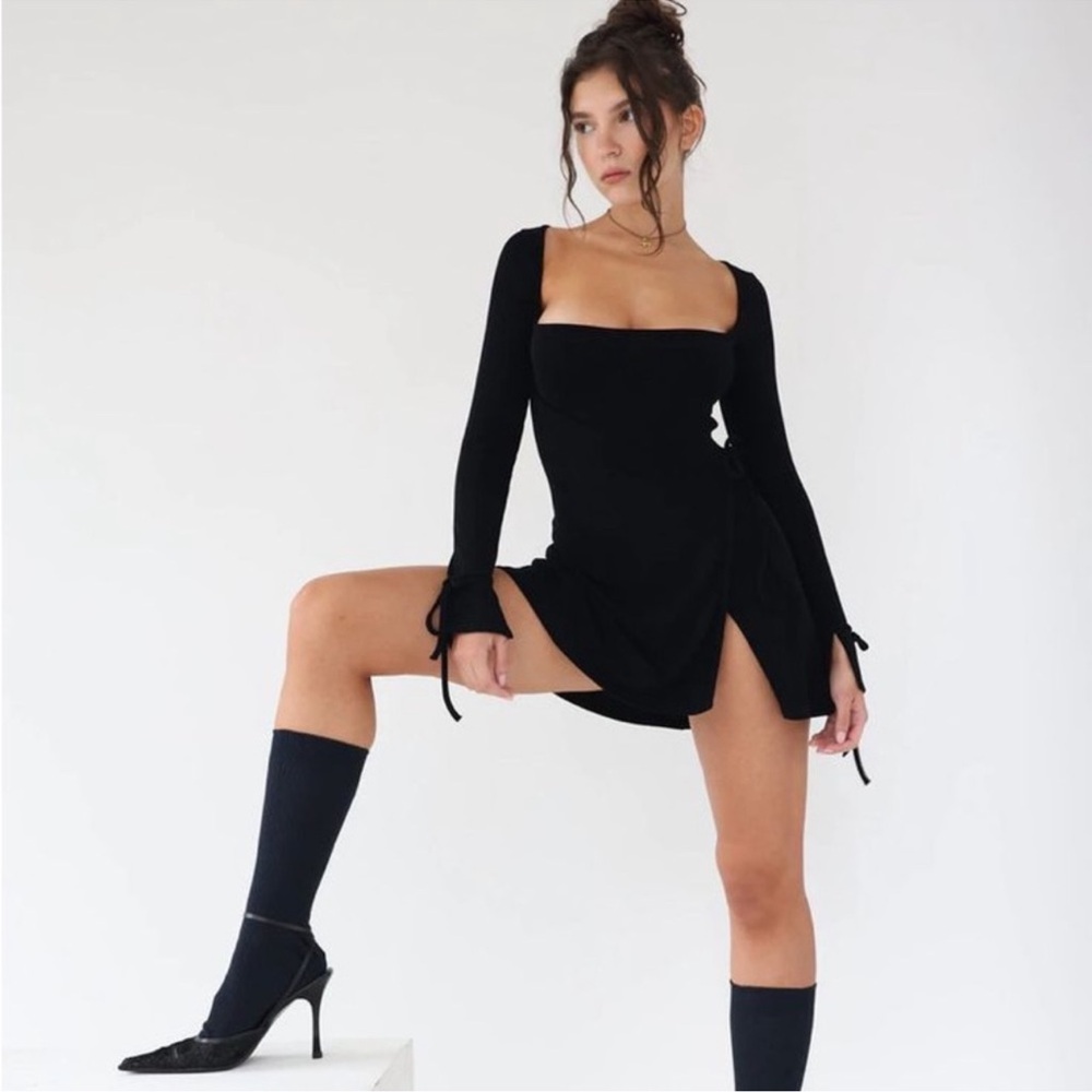 Mirror Palais Mini Wrap Dress